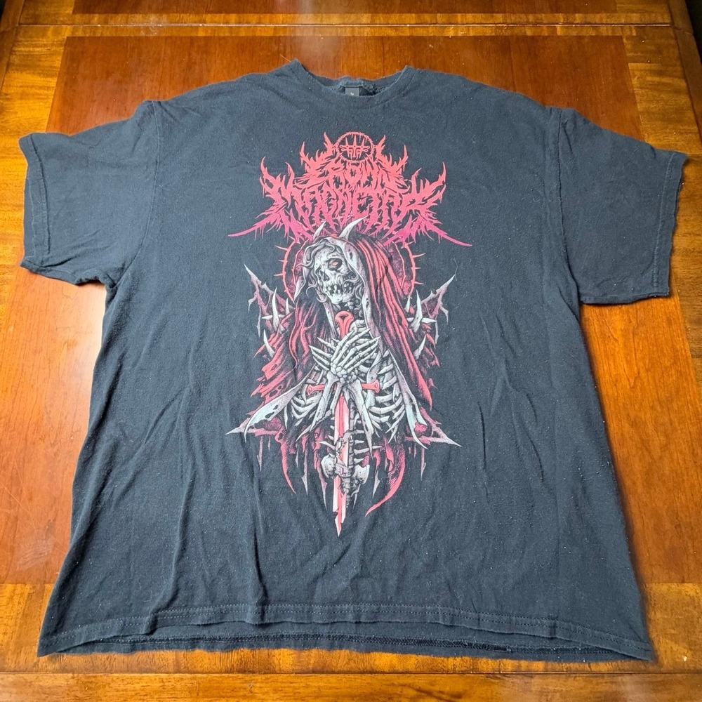 Crown Magnetar Guide Me Towards The Suffering Skeleton T-Shirt XXL